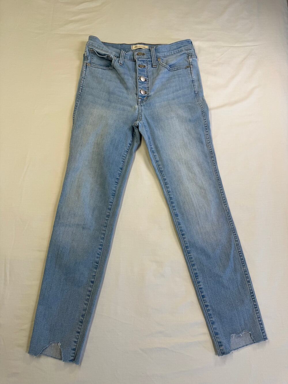 Madewell Kick Out Full-Length Flare Jeans Size 26 Medium Wash